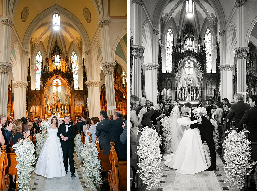 Wedding at St Stephens Catholic Church in Cleveland Ohio
