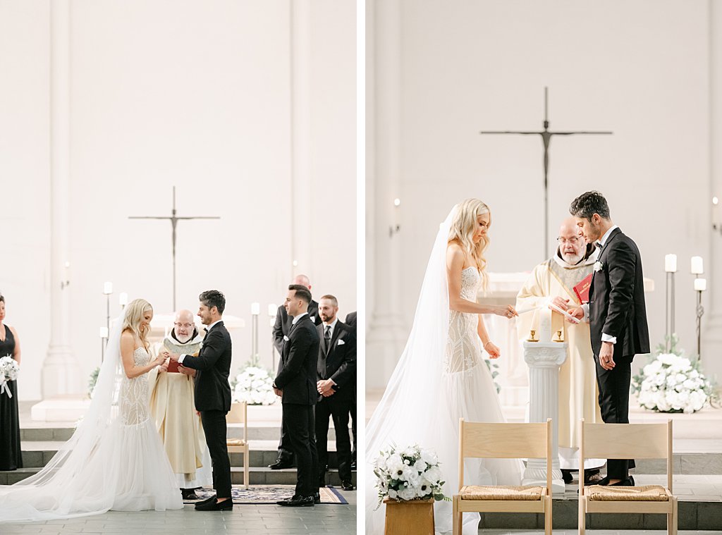 Wedding at St Peters Catholic Church Cleveland