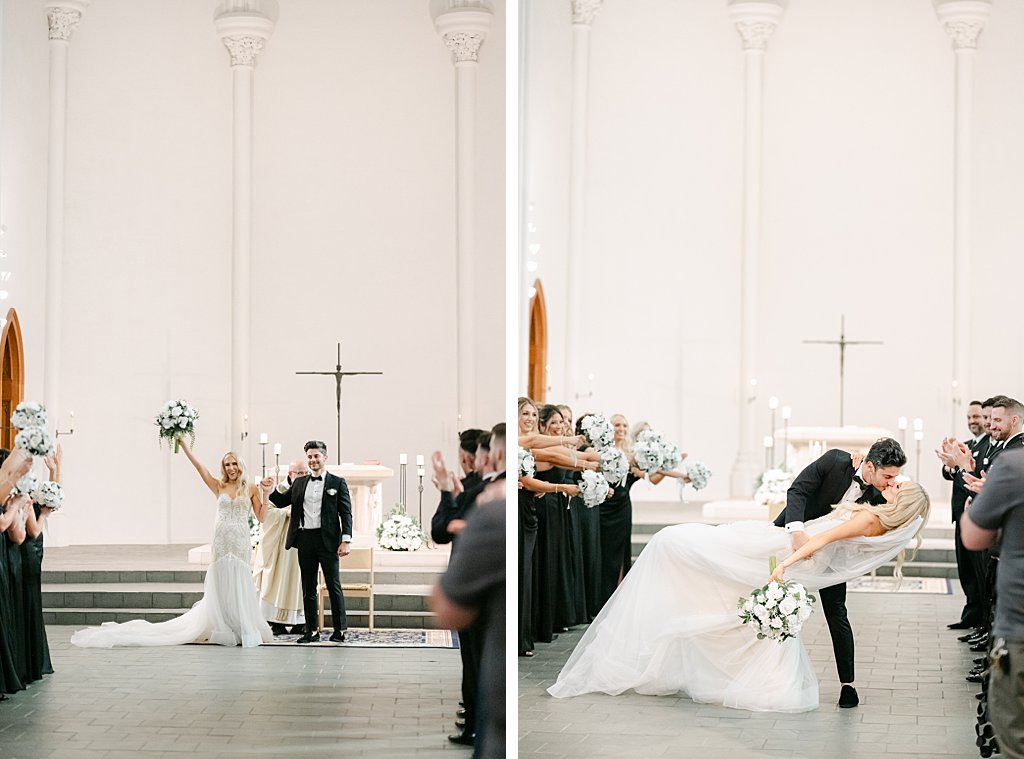 Wedding at St Peter's Catholic Church Cleveland