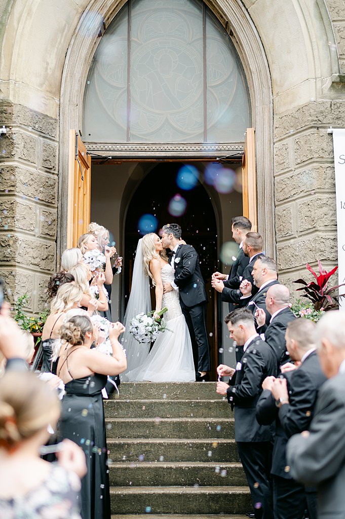 Wedding at St Peter's Catholic Church Cleveland