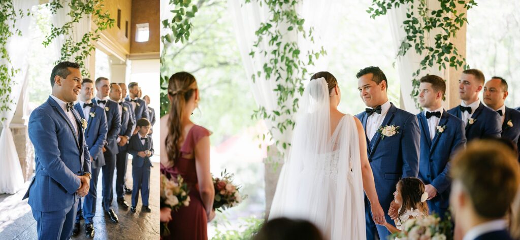 BRIDE AND GROOM WEDDING CEREMONY AT GERVASI