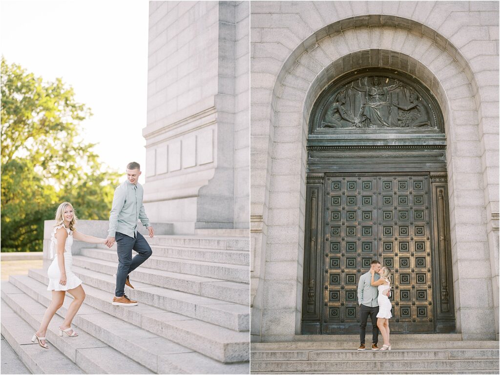 Engagement Photos at McKinley Monument