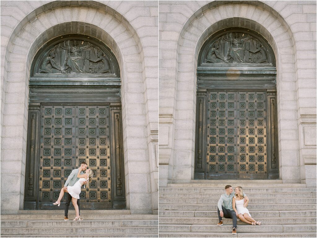 Engagement Photos at McKinley Monument