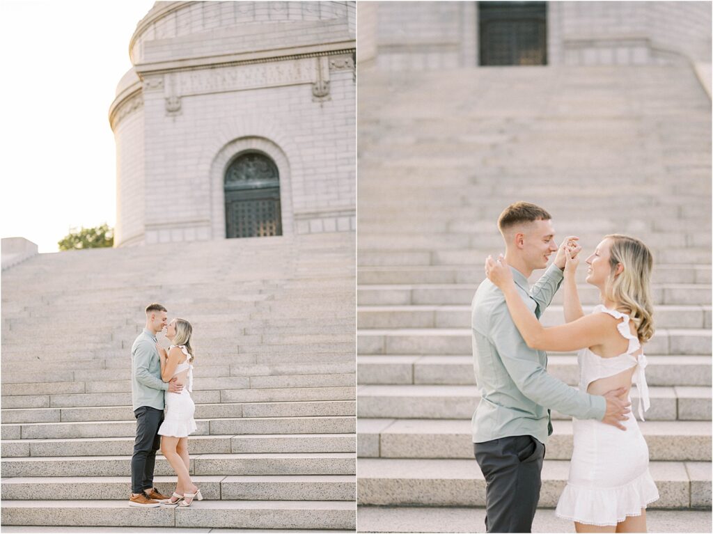 Engagement Photos at McKinley Monument