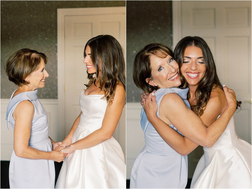 bride and her mother 