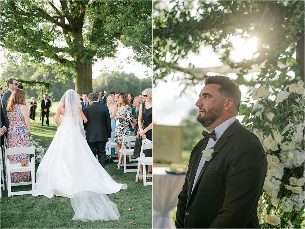 outdoor wedding ceremony