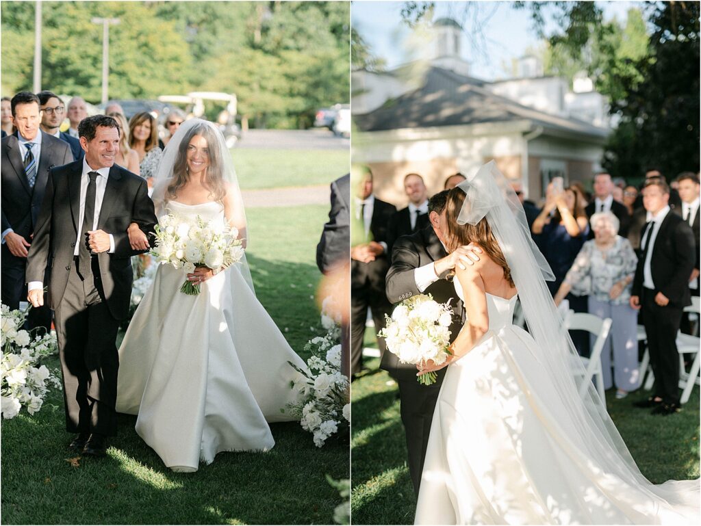 outdoor wedding ceremony