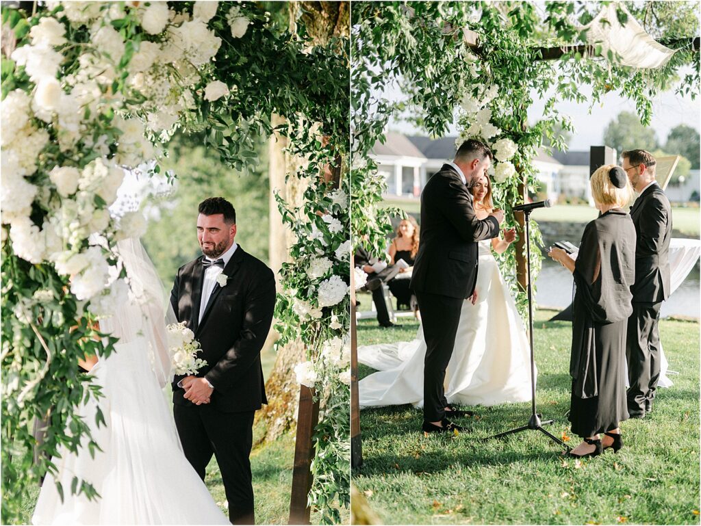 outdoor wedding ceremony