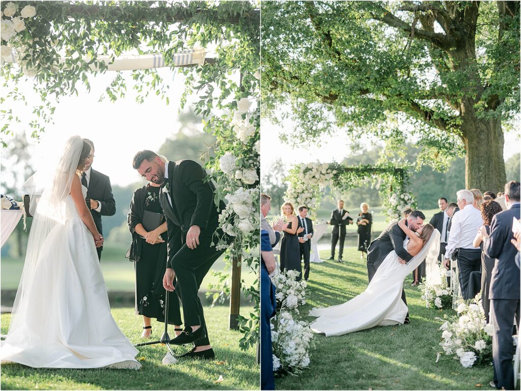 outdoor wedding ceremony