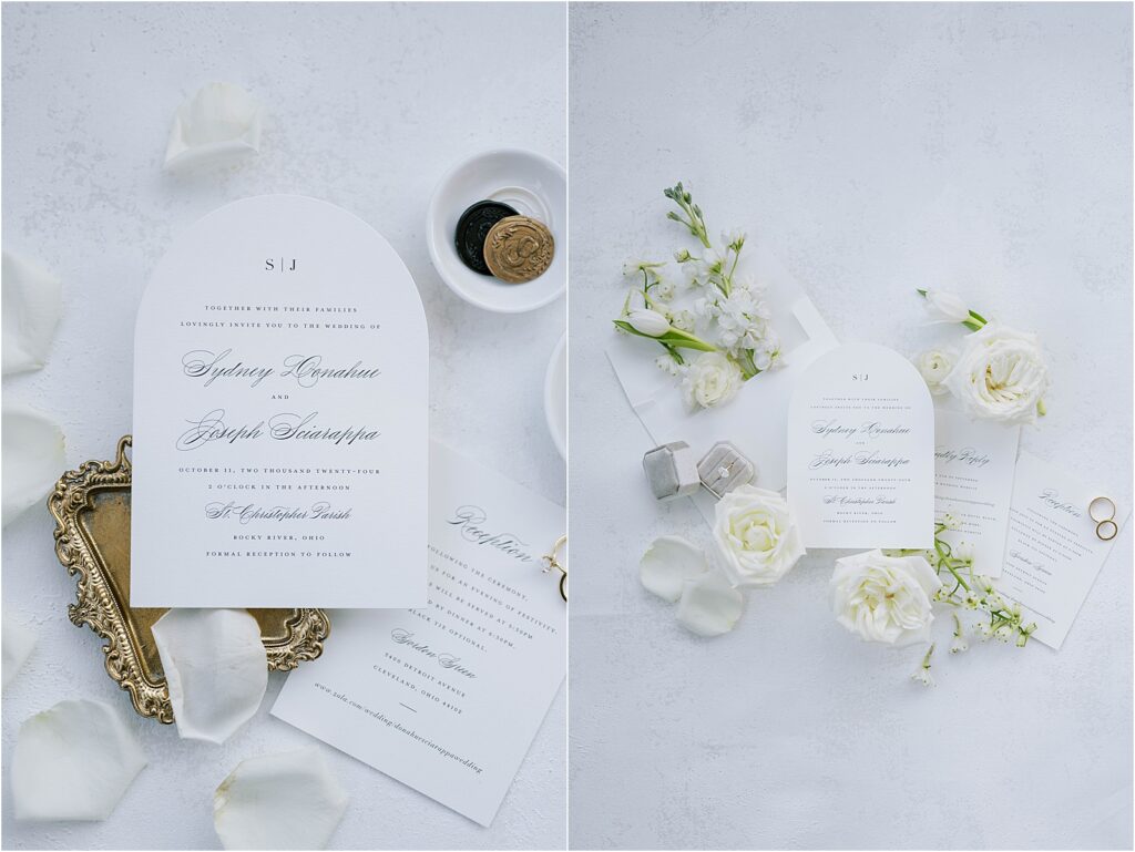 Wedding Invitation Flat Lays