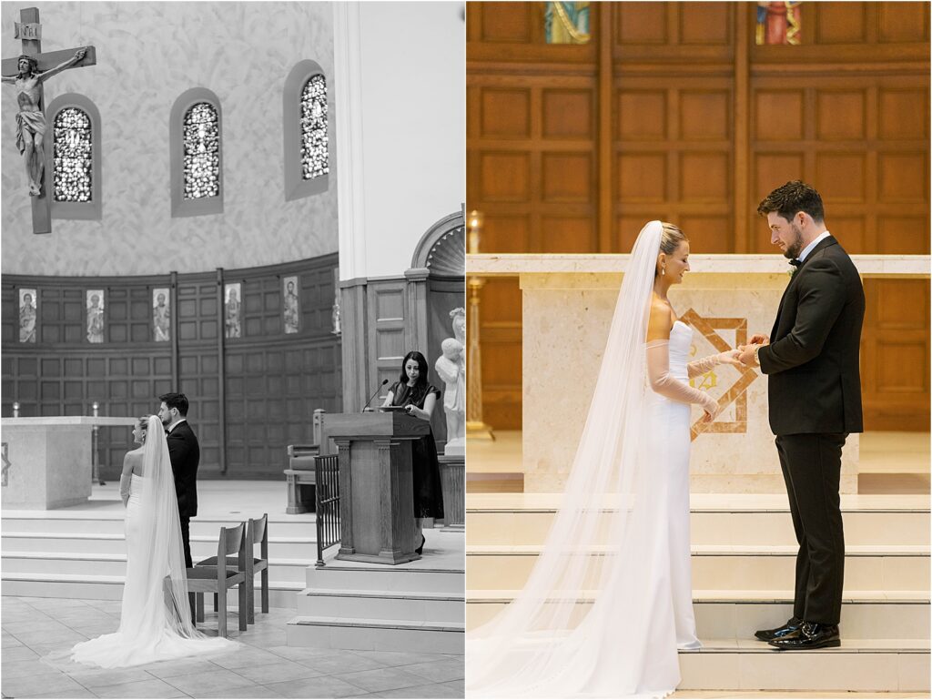 Catholic wedding ceremony