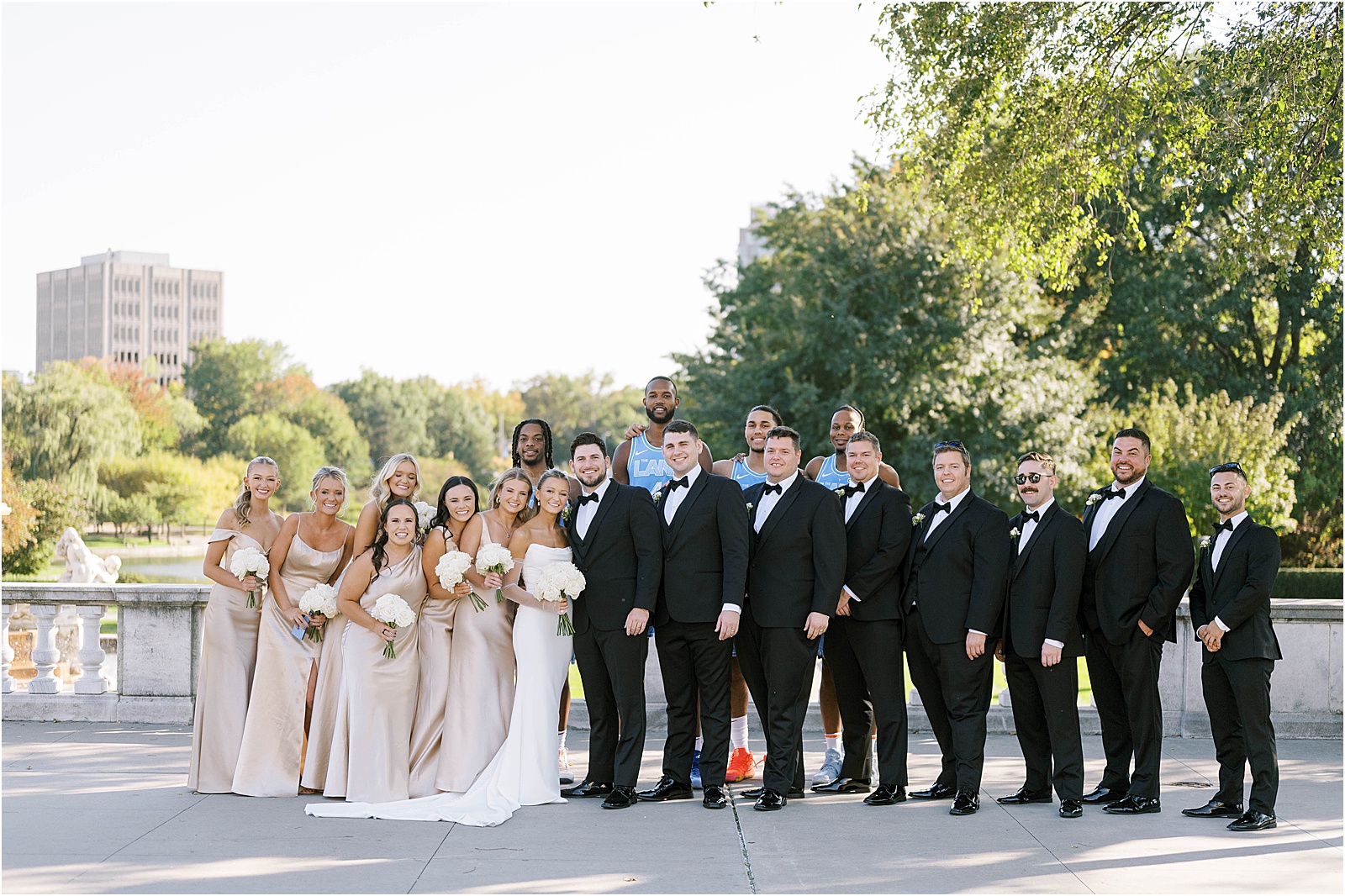 Bridal Party with Cleveland Cavaliers