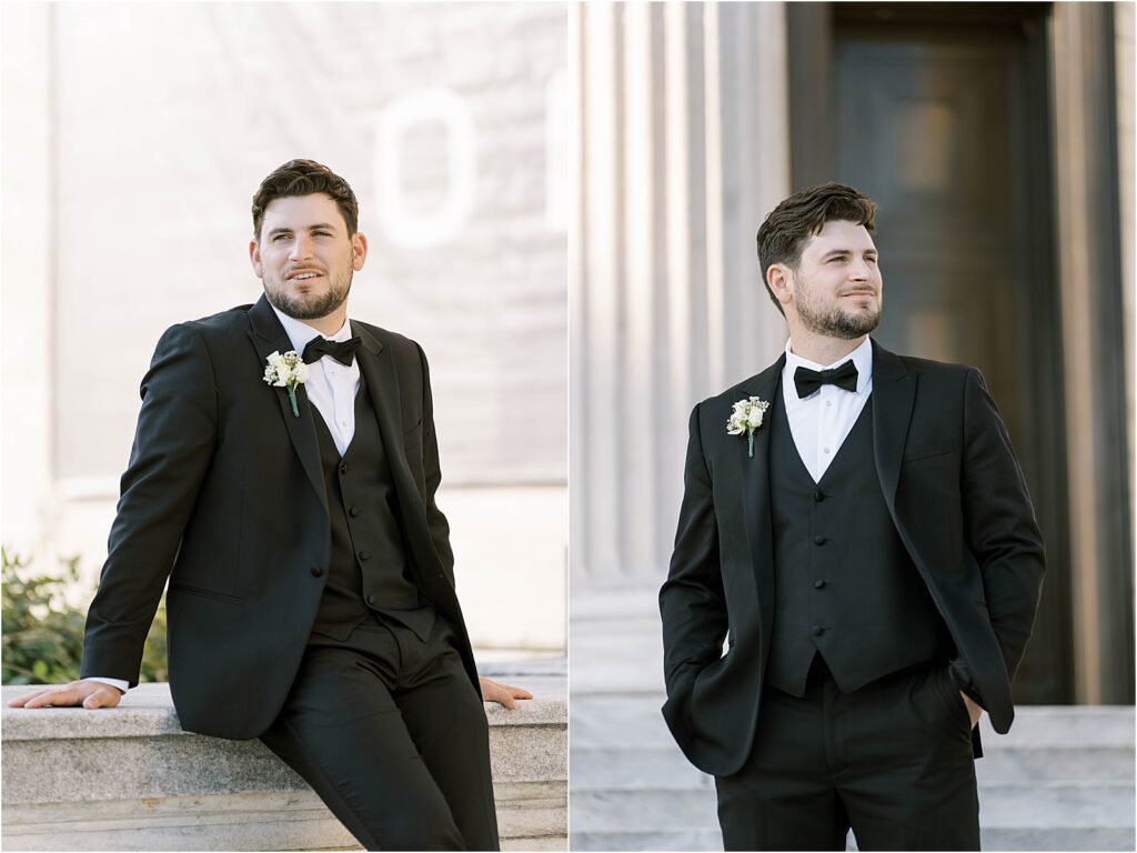 Groom on Wedding Day